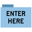Enter Here icon